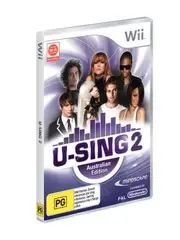 U-Sing 2 Australian Edition (Wii) (Wii U) Rare Karaoke Singing Game