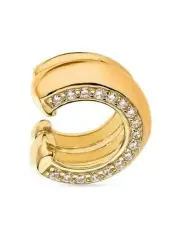 [SALLY SKOUFIS] Luna Alchemy Diamond Ear Cuff in Gold