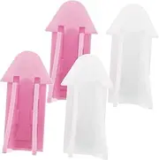 IWOWHERO 4pcs Proofing Sliding Window Locks Easy Installation Safety Closet Locks No Drilling Required Colors