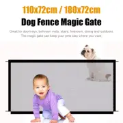 Pet Mesh Magic Gate Pets Barrier Baby Kid Safety Fence Portable Indoor Guard ♔