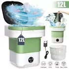 12L Mini Washing Machine Foldable Washing Bucket Portable Travel Laundry Machine