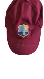 BRIAN LARA SIGNED CRICKET CAP WEST INDIES