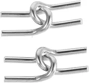 4pcs Motorcycle Exhaust Spring Hook Spring Hook Motorcycle Spare Parts Stainless Steel Silver