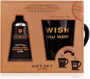 Accentra MEN'S COLLECTION Gift Set for Men with Colour-Changing Cup - Care Set for Men with Bath & Shower Gel, Cool Beer Gift