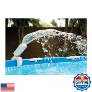 Intex Multi-Color LED Pool Fountain for Above Ground Pools, Fits Metal Frame