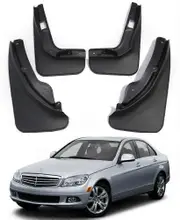 Splash Guards Mud Flaps For 2008-2011 Mercedes Benz C Class W204 Saloon
