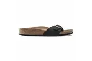 Birkenstock Madrid BirkiBuc Vegan Sandals - Narrow - Black