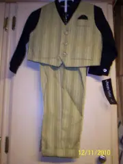 NWT Boys Size 24M 4-Piece Suit By Happy Fella -JCPenney