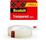 Scotch Transparent Tape, Clear, 1 Count