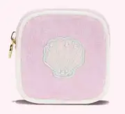 $103 NEW Stoney Clover Lane Terry Embellished Shell Mini Pouch Sun Kissed Pink