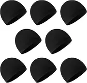 [Yymobt] 8Pcs Cooling Skull Cap Breathable Cycling Hats Black, Black, One Size