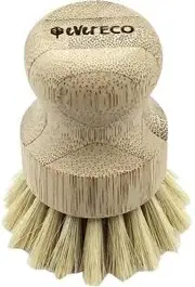 Ever Eco Veggie Scrubber Bamboo Handle, Sisal Bristles
