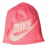 NIKE Kids' Reversible Training Beanie Pink Nebula/White
