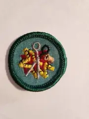 RARE 1954 Girl Scout SEAMSTRESS BADGE Sewing Scissors Patch BRAND NEW