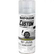 Rust-Oleum Custom Premium Lacquer Paint, Gloss Clear - 312g