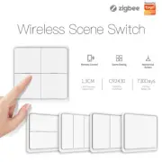 Tuya ZigBee Smart 4-way Panel Scene Button Switch Wireless Sticker Smart Home