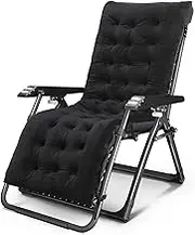 Zero Gravity Lounge Chair, Zero Gravity Chair Lightweight Recliner, Foldable and Adjustable, Heavy Duty Lounge Chairs, Folding Reclining Chairs for Outdoor Beach Pool Camping, Outside Adjustable Beach