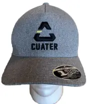 Cuater Travis Mathew Men's OS Golf Hat Flex-Fit Gray Black New With Tag One Ten