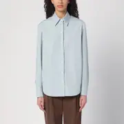 [Loulou Studio] Gray fog shirt in cotton 36 FR Light blue