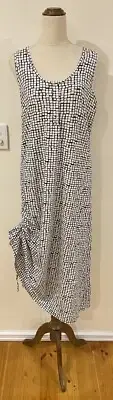 NWT Bamboo Body Black & White Pattern Organic Dress rrp $69.95 Size XL