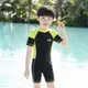 蘑菇頭小屋-兒童泳衣男小中大童男孩遊泳衣2024夏季新款連體寶寶速幹遊泳裝備