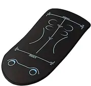 Abdominal Wheel Mat, Exercise Equipment Mat, 59x24 Inch Gym Equipment Workout Pad for AB Roller Wheels, Folding Yoga Fitness Cushion Perfect Joint Support Material