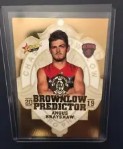2019 AFL Select Footy Stars Brownlow Gold Predictor ANGUS BRAYSHAW 181/225