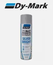 Dy-Mark - Zinc Guard Silver Bright Anti-Corrosive 350g Spray Paint Aerosol Can