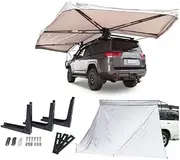 Adventure Kings 270° Tourer XL Freestanding Awning + Bracket + Universal Wall