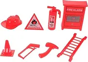 Sosoport 8pcs Miniature Fire Extinguisher for Realistic Firefighter Roleplay Safe Fire Extinguisher Cup for Dollhouses House Decor