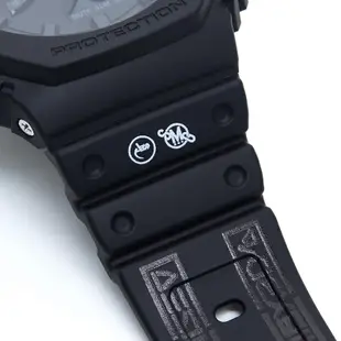 AES x SMG x BLACK DESIGN x CASIO G-SHOCK GA-2100 四方聯名 手錶 全黑