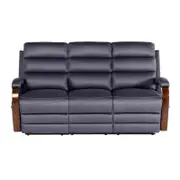 Alamo 3 Seater Fabric Recliner - Navy