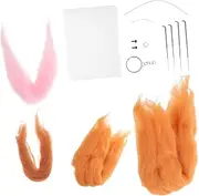 YOSADIER 1Set Needle Felting Kit Complete DIY Felting Supplies Set for Beginners Safe and Easy to Use for Creative Crafting and Imaginative Projects
