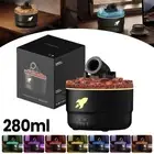 280ML Tower Humidifier Silent Diffuser Steam Aromatherapy Humidifier with Lights