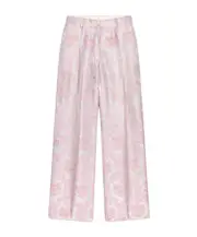 Jacquard pants FR36 Pink