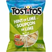 4 Bags Tostitos Restaurant Style Hint of Lime 275g Canada FRESH DELICIOUS