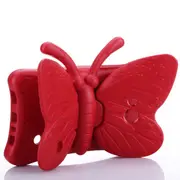 MCC Kids iPad 2 3 4 Case Cover Apple Shock-proof Skin Butterfly-style [Red]