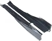 Car Side Skirt Molding Rocker Panel Extension Lip Dry Carbon Fiber Look Exterior Accessory Compatible for Huracan LP610/LP580/EVO MD Style