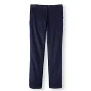 George Girls School Uniform Flat Front Pants Black Size 18.5
