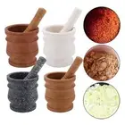 Mortar & Pestle Premium Cooking Kitchenware Resin Kitchen Mills Tool Manual