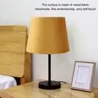 Fabric Lampshade E27 E14 Velvet Conical Decorative Lamp Replacement Shade