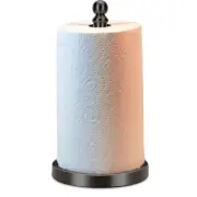 Black Paper Towel Holder Countertop, Standing Paper Towel Roll Holder, Stainless