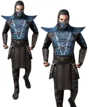 Mens Sub Zero Mortal Combat 90s Gaming Character Fancy Dress Costume Licensed