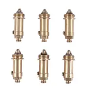 6 PCS Sink Plug Replacement Basin Bath Waste Click Spring Brass Plug2312