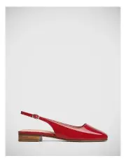[Wittner] Bev Patent Leather Slingback in Red