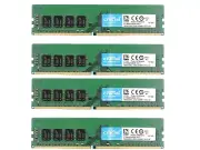New Crucial 64GB (4X16GB) DDR4 3200MHz PC4-25600 288Pin Desktop UDIMM Memory Ram