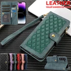 For Samsung A15 A25 A35 A55 A14 A54 A22 A32 A52 Zipper Leather Wallet Case Cover