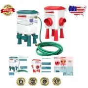 3-Gallon Automatic Chicken Waterer & Waste-Free Feeder - Easy Assembly