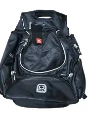 Ogio Gambit Laptop Backpack Black Travel Bag AFS Air Flow System NWT Graphite