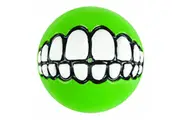 Rogz Grinz Dog Ball Toy, Lime